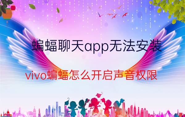 蝙蝠聊天app无法安装 vivo蝙蝠怎么开启声音权限？